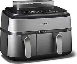 Philips Airfryer 5000 Serisi NA555/00 Çift Hazneli 9 lt Yağsız Fritöz