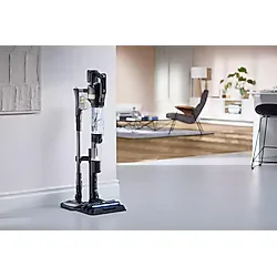 Philips AquaTrio Islak ve Kuru Temizlik İçin 9000 Serisi -Tek Cihazla Tam Temizlik, Dijital Akıllı Ekran, Hibrit Güç Motoru, Yüksek Performanslı '' Kablosuz Dikey Süpürge - Siyah