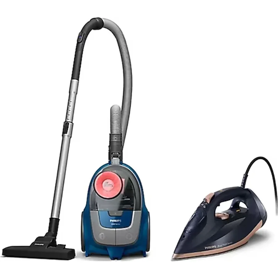 Philips Avantaj Set 2000 Serisi Torbasız Elektrikli Süpürge-7500 Serisi Buharlı Ütü