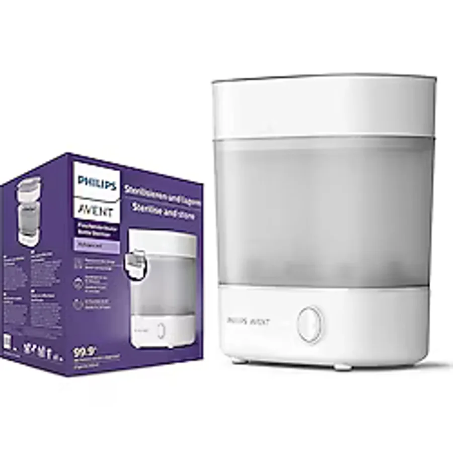 Philips Avent 3ü 1 Arada Sterilizatör 99,9% Zararlı Mikropları Yok Eden Güçlü Performans