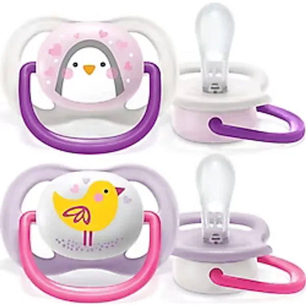 Philips Avent SCF080/06 Ultra Air Animals 0-6 Ay 2'li Emzik Kız