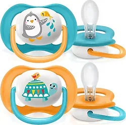 Philips Avent SCF080/07 Ultra Air Animals 6-18 Ay 2'li Emzik Erkek