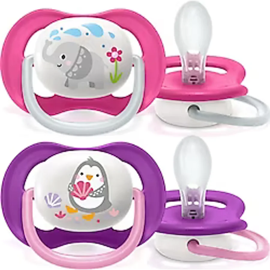 Philips Avent SCF080/08 Ultra Air Animals 6-18 Ay 2'li Emzik Kız