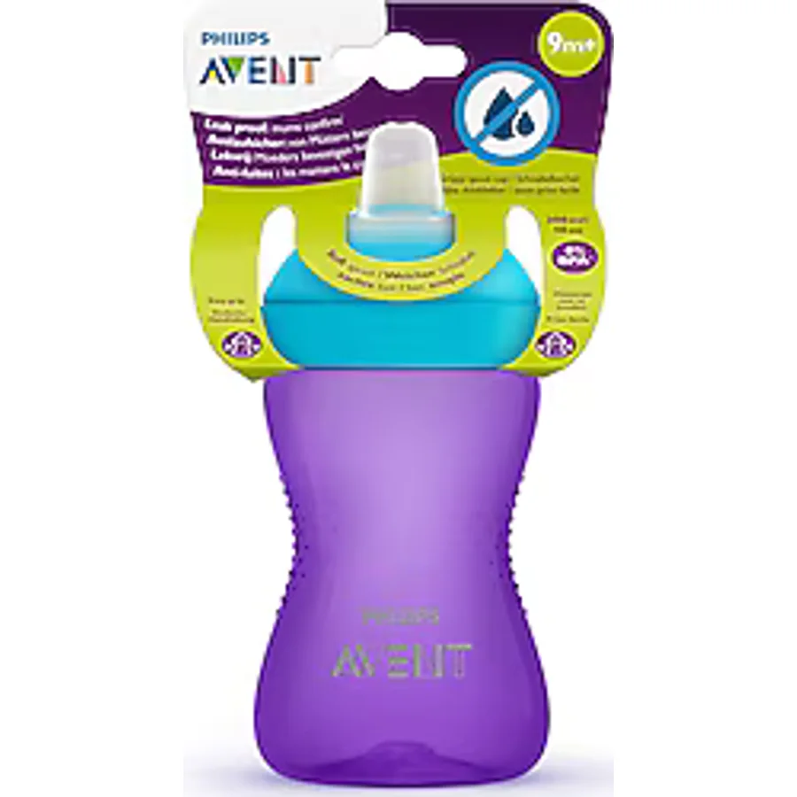 Philips Avent SCF802/02 Mor Yumuşak Uçlu Alıştırma Bardağı 300 ml