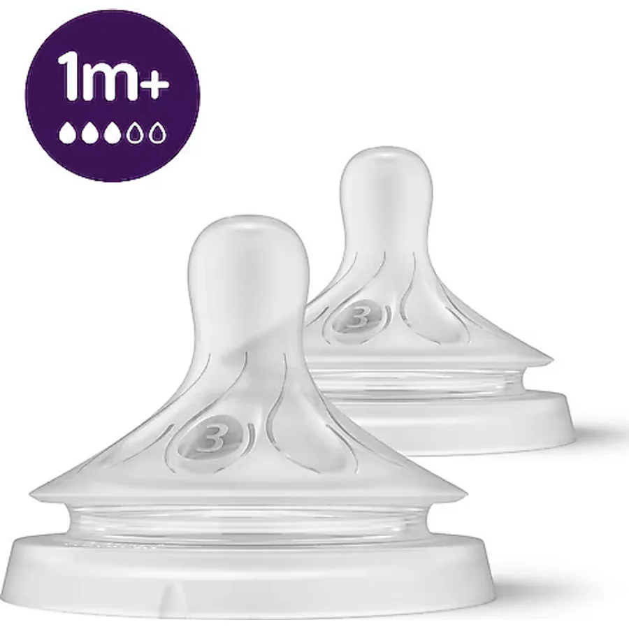 Philips Avent SCY963/02 Natural Response No:3 1 Ay+ 2'li Biberon Emziği