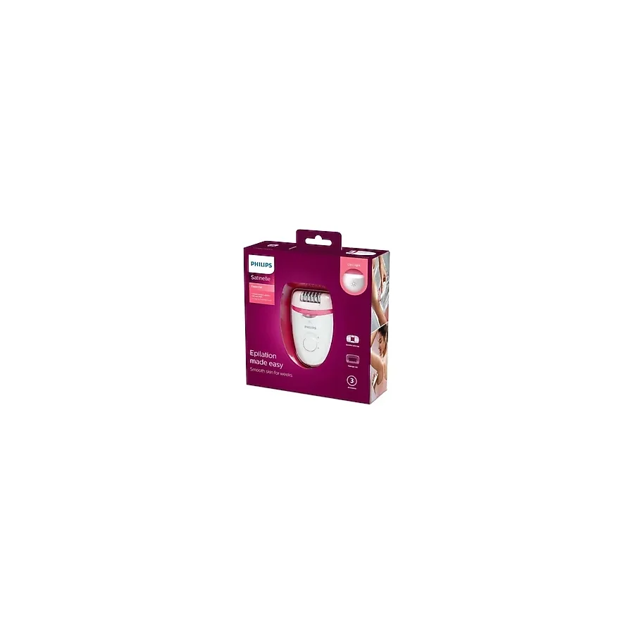Philips Epilasyon Makinası - 32 Cımbız Kompakt / Epilatör - Epilasyon Cihazı - Masaj Başlıklı Ve Işıklı