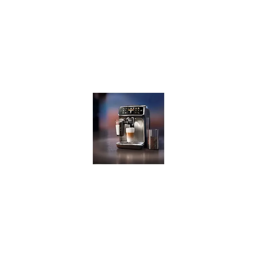 Philips Espresso Caffe Crema Americano Cappuccino vb 12 Çeşit Kahve Otomatik Espresso Makinesi, LatteGo Süt Sistemi, AquaClean Filtre, Paslanmaz Çelik, 1500W - Siyah