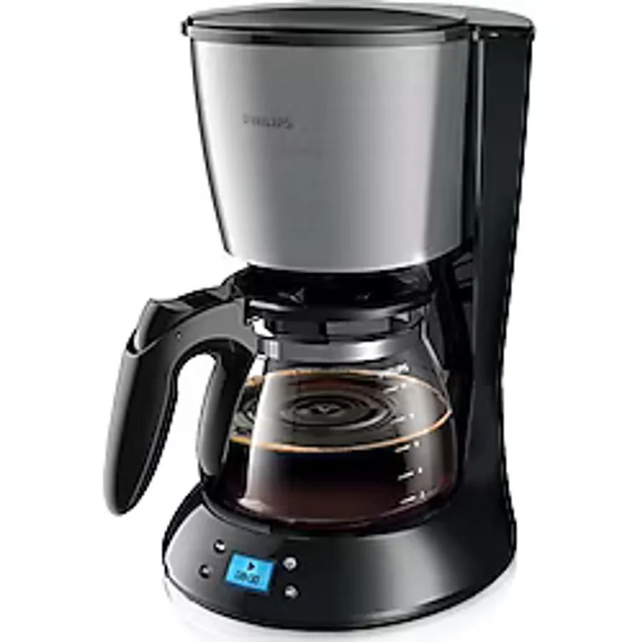 Philips Filtre Kahve Makinesi, 1,2 Lt Kapasite, Otomatik Kapanma, Cam Demlikli, Kolay Doldurma