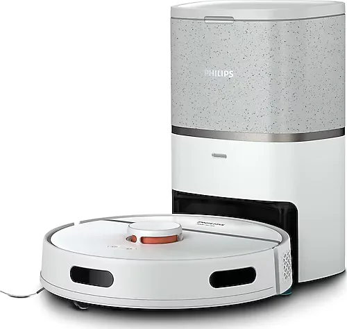 Philips HomeRun 3000 Serisi XU3110/02 Çöp İstasyonlu Beyaz Akıllı Robot Süpürge