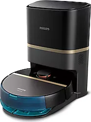 Philips HomeRun 7000 Serisi Aqua XU7100/01 Çöp İstasyonlu Siyah Gold Akıllı Robot Süpürge