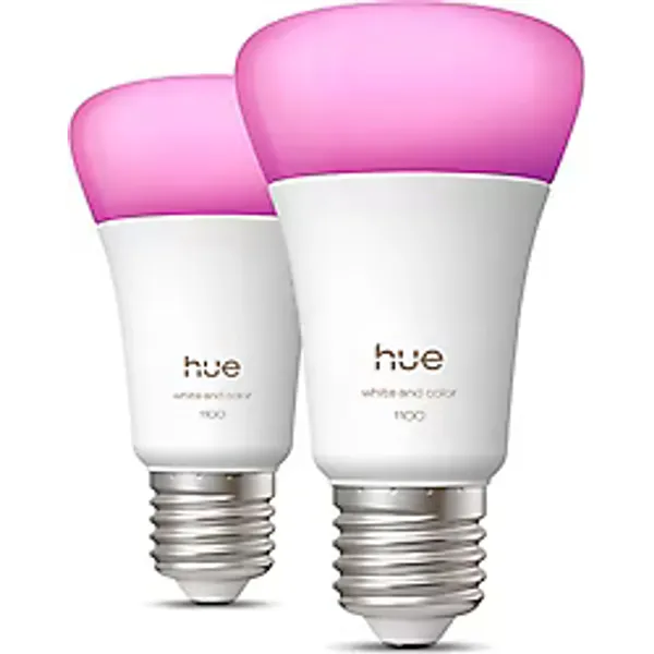 Philips Hue 1100 Renkli Ambiyans 11 W-75 W E27 2'li Akıllı LED Ampul