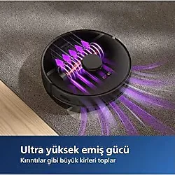 Philips Islak-Kuru Robot Süpürge Lazer Teknolojisi 230 Dk - Güçlü Emiş Gücü