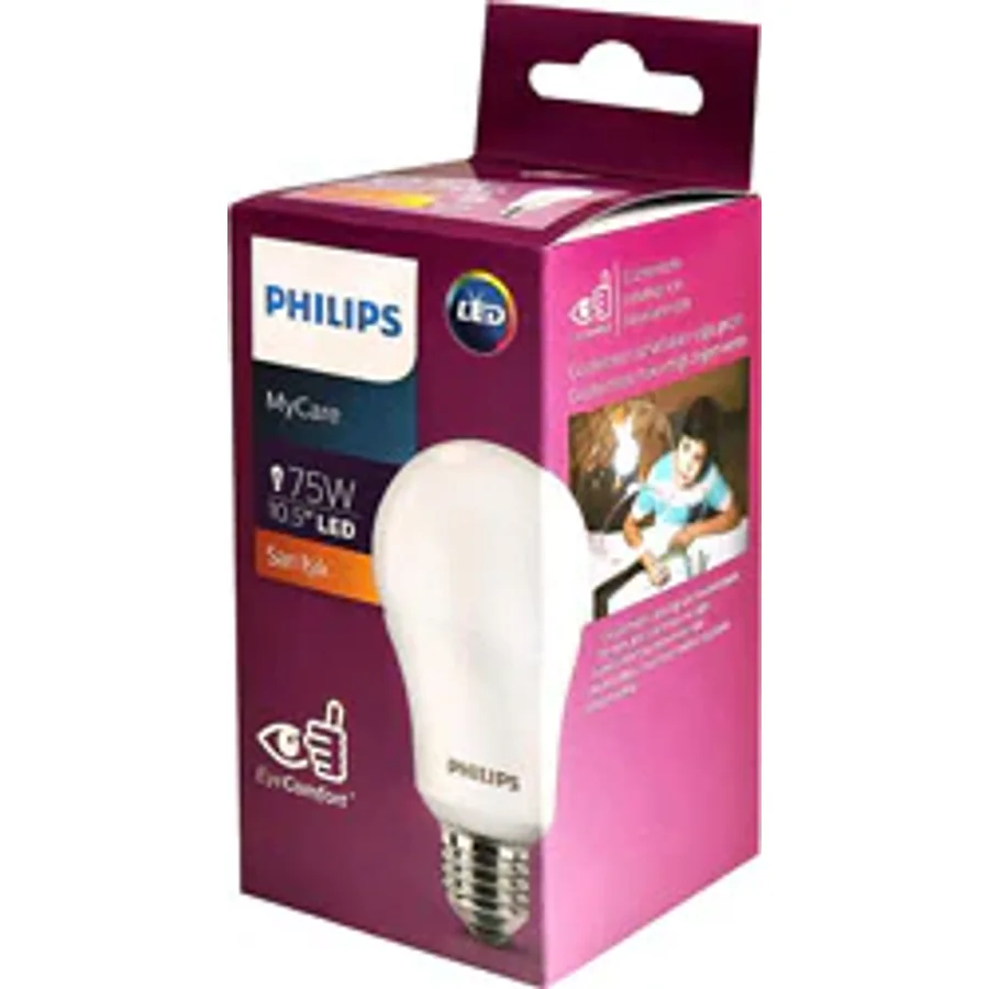 Philips MyCare Sarı Işık 10.5 W-75 W E27 LED Ampul