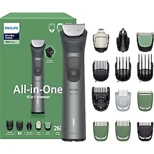 Philips Phılıps 7000SERISI 15IN1, Erkek Bakım Seti, Yüz/saç/vücut Tıraş Makinesi, Islak /kuru Kullanım, MG7935/15
