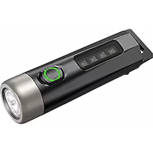 Philips Sfl1121 100 Lümen 10 Modlu Çok Amaçlı Uv Işıklı Ve Acil Durum Mini Anahtarlık Kamp El Feneri Siyah