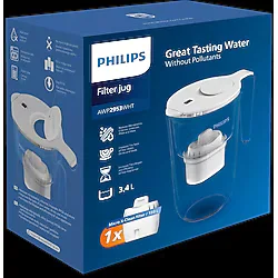 Philips Su Arıtma Filtreli Sürahi 3,4 L (AWP2953WHT) - -- - Beyaz