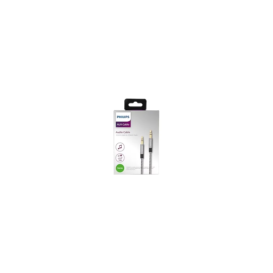 Philips SWR2114B/93 1 mt 3.5mm Jack Aux Ses Kablosu