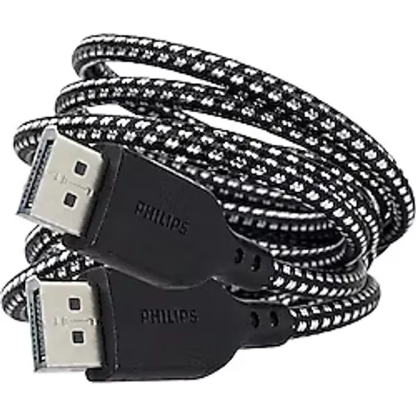 Philips Swr3139b/93 1.5 Metre 8K 60Hz Displayport 1.4 Kablo Örgülü Zırhlı
