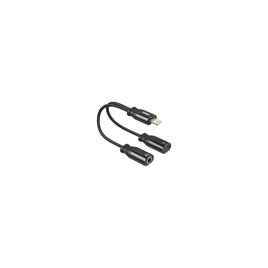 Phixi Basic CA115 Lightning to 3.5mm Aux Çevirici OTG Kablo