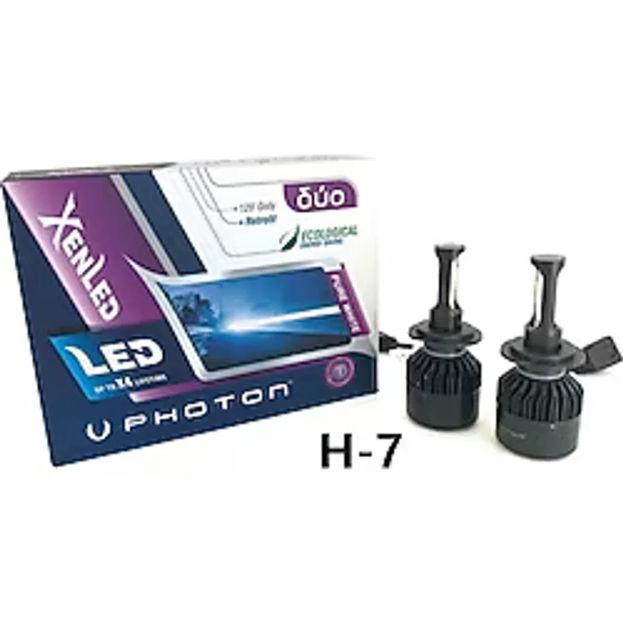 Photon Duo H7 Led Xenon Set Ultra Güçlü Işık 23 Model Gri Slim