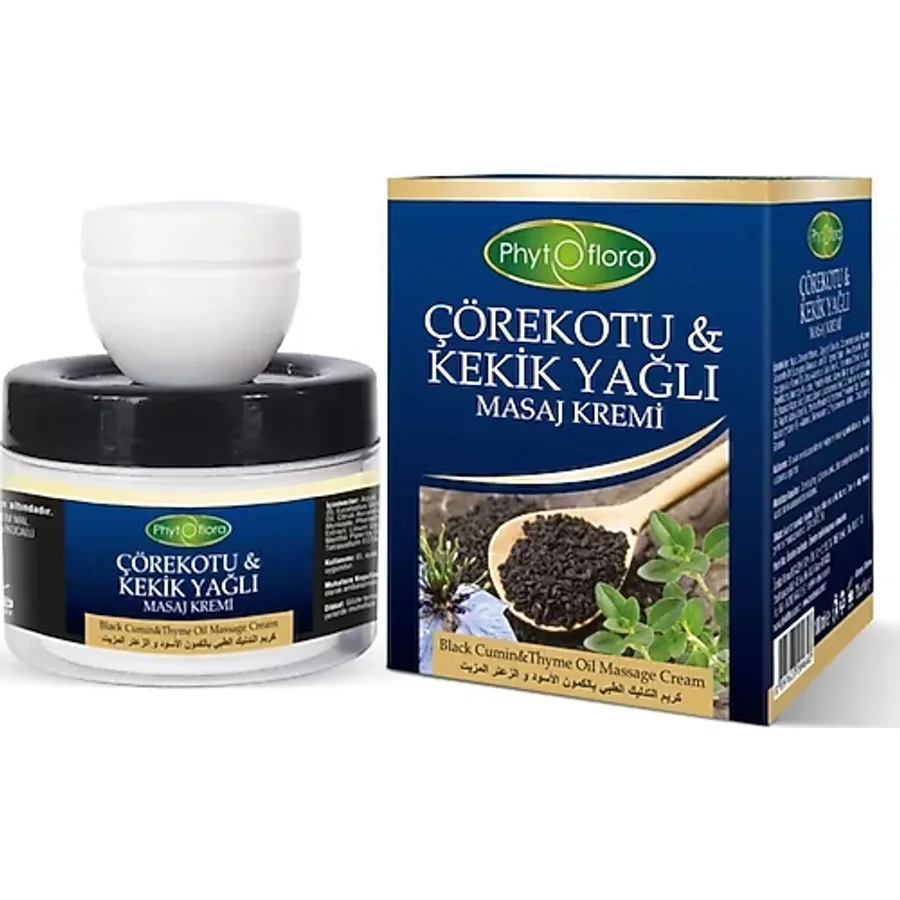 Phytoflora Çörekotu Yağlı & Kekik Yağlı Masaj Kremi 100 ml