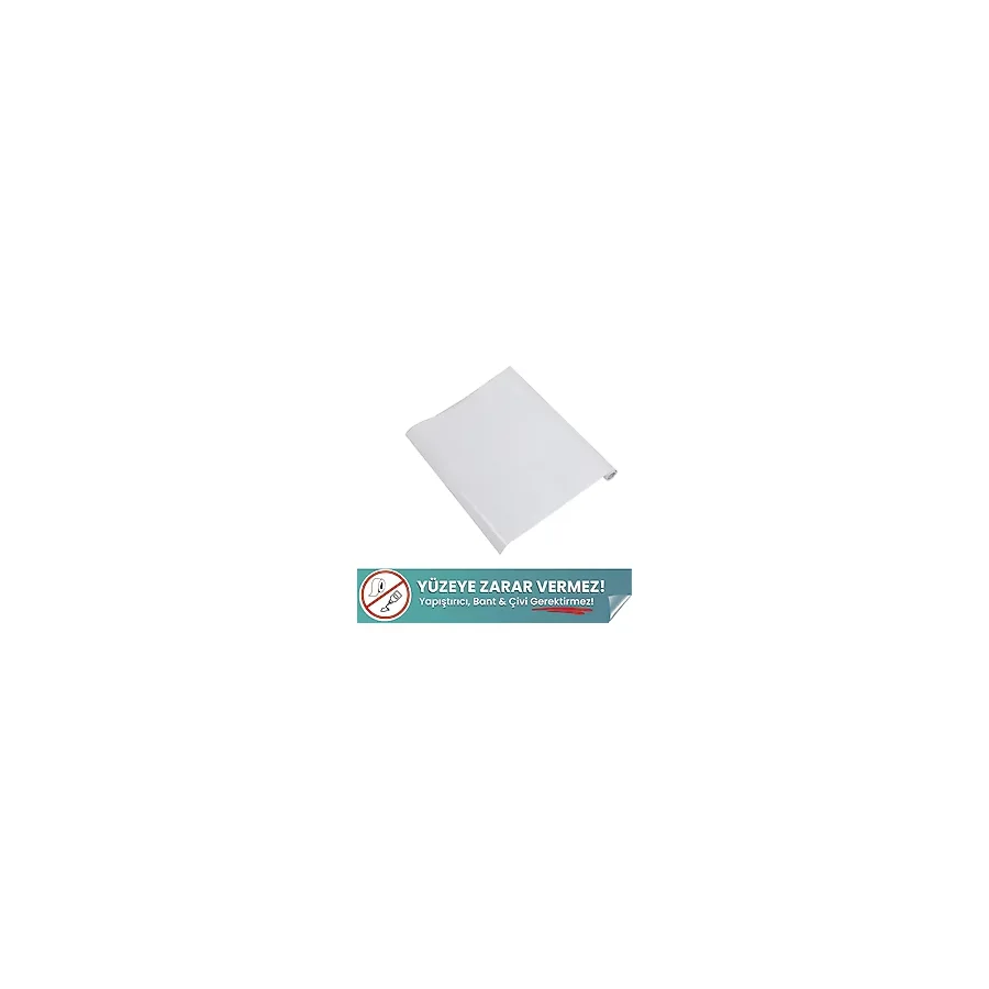 Pi Papers 2 Adet 120 X 90 Cm Yapışkansız Statik Manyetik Akıllı Kağıt Tahta - Beyaz - 90 x 120 cm
