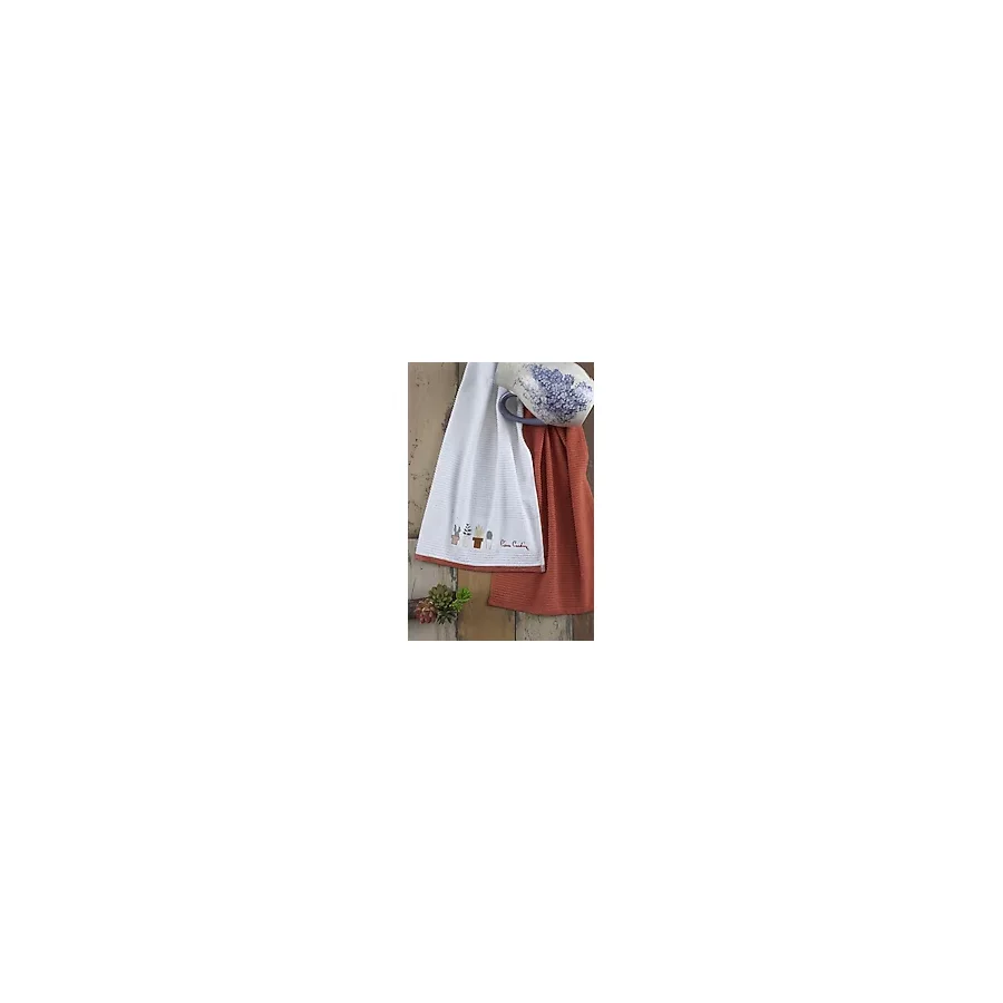 Pierre Cardin 2'li Mutfak Havlusu Kiremit - 40 x 60 cm