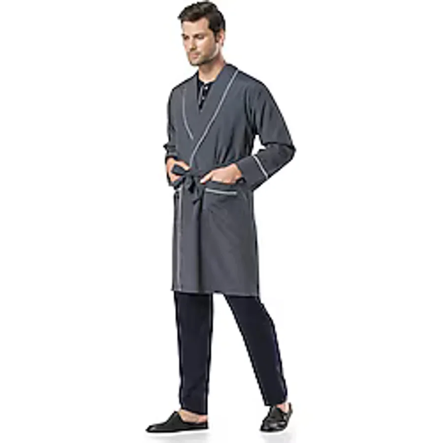 Pierre Cardin Erkek 5'Li Set Şal Yaka Röpteşambır Takımı