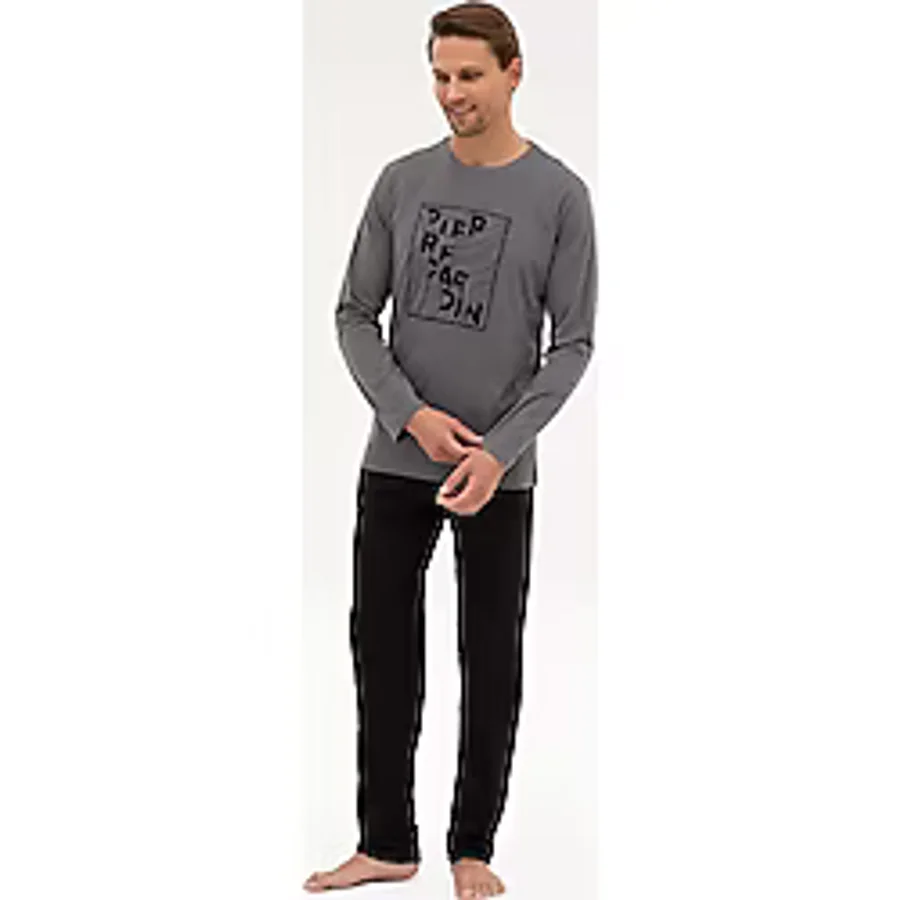 Pierre Cardin Erkek Koyu Gri Pijama Takımı 50322653-VR080