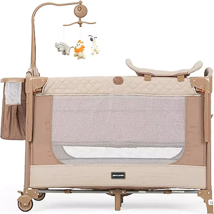 Pierre Cardin Luna 60x100 cm Kahverengi Anne Yanı Park Yatak