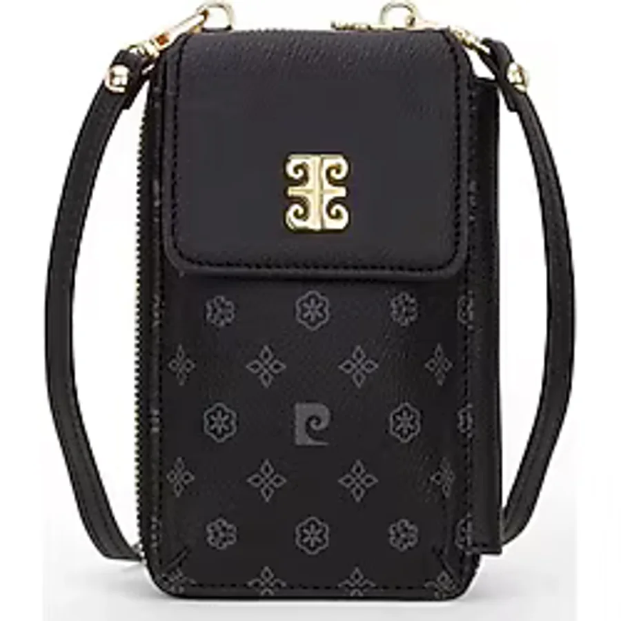 Pierre Cardin Monogram Siyah Kadın Çapraz Askılı Çanta 05PC24Y513-MN