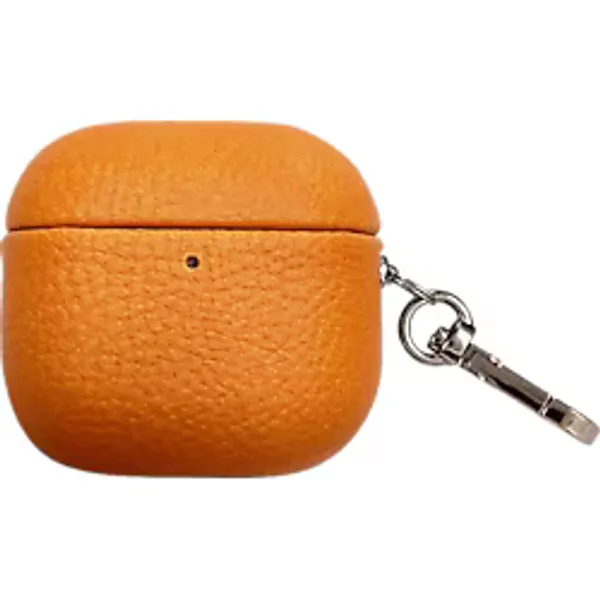 Piili Airpods 4.Nesil Leather Kılıf Turuncu