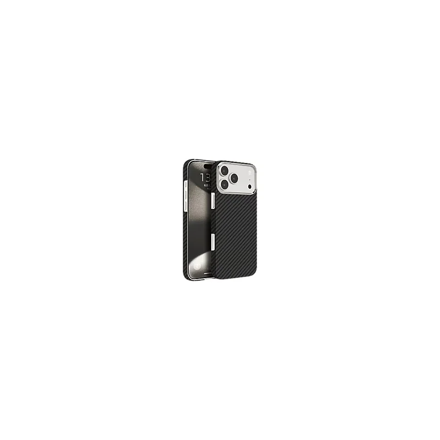 Piili Knit Kevlar Series Case İphone 17 Pro Telefon Kılıfı - Siyah