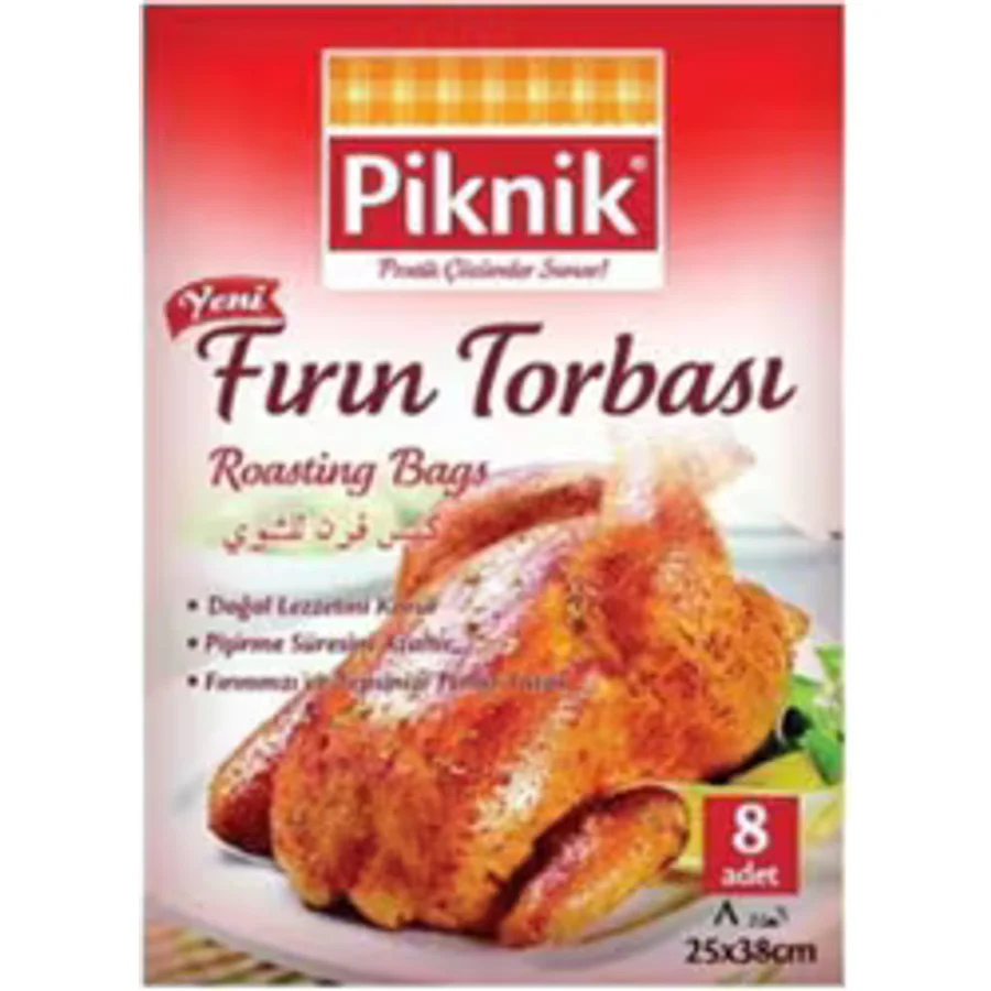 Piknik 8'li Zarf Yanmaz Fırın Torbası