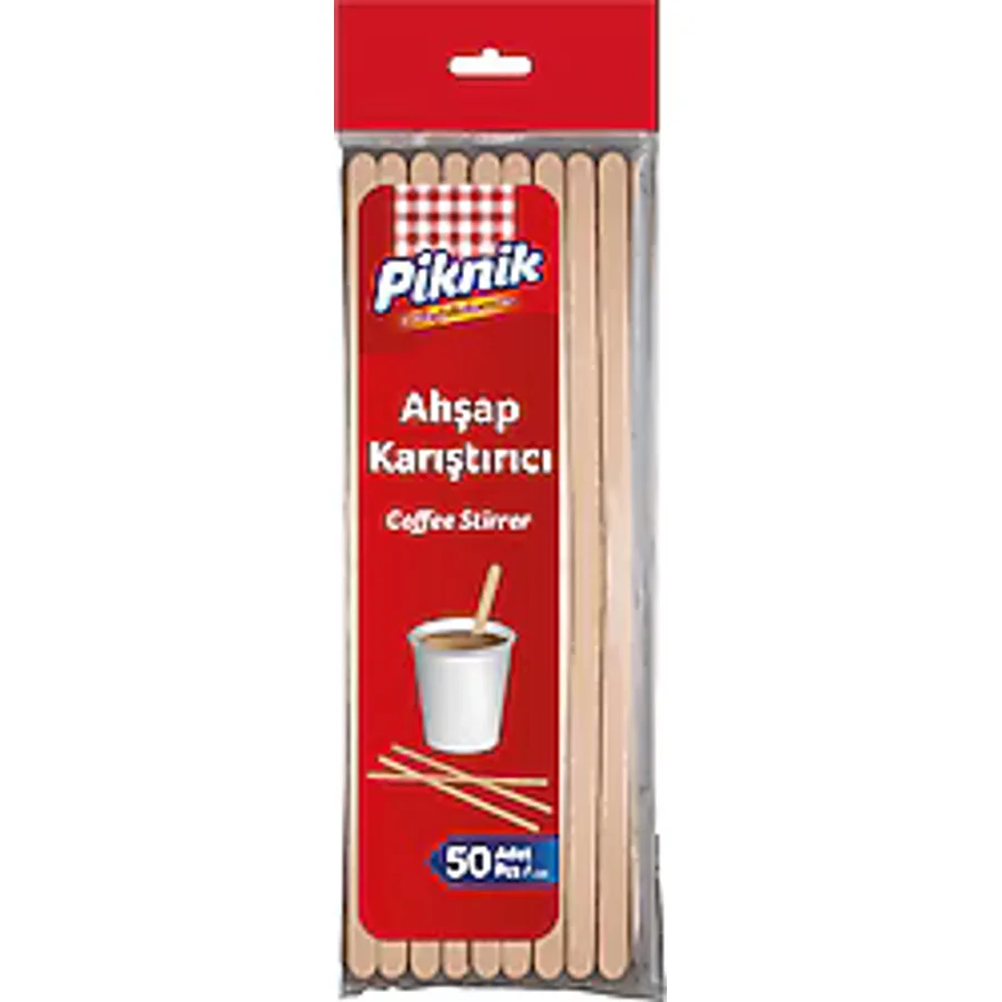 Piknik Ahşap Karıştırıcı 50'li