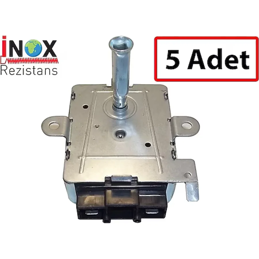 Piliç Çevirme Motoru 6Watt (30 Saniyede 1 tur) 5 adet