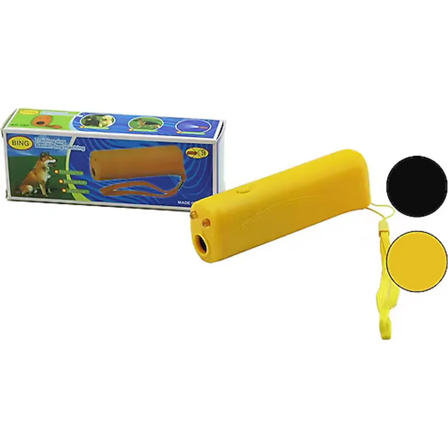PİLLİ 2İN1 KÖPEK KOVUCU - FENER İP TAŞIMA KULPLU SESLİ=20KHz=İNSAN DUYAMAZ (4604)