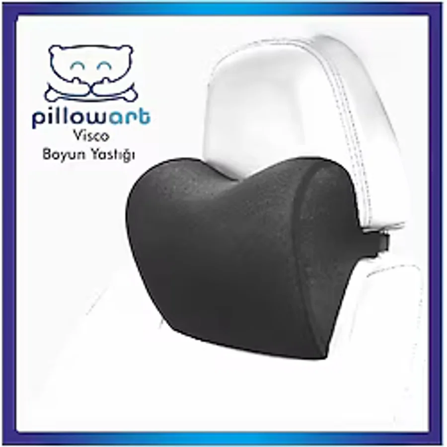 Pillowart Araç Içi Visco Boyun Destek Yastığı Siyah