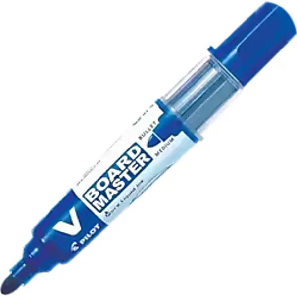 Pilot V Board Master Tahta Kalemi Kartuşlu - Mavi