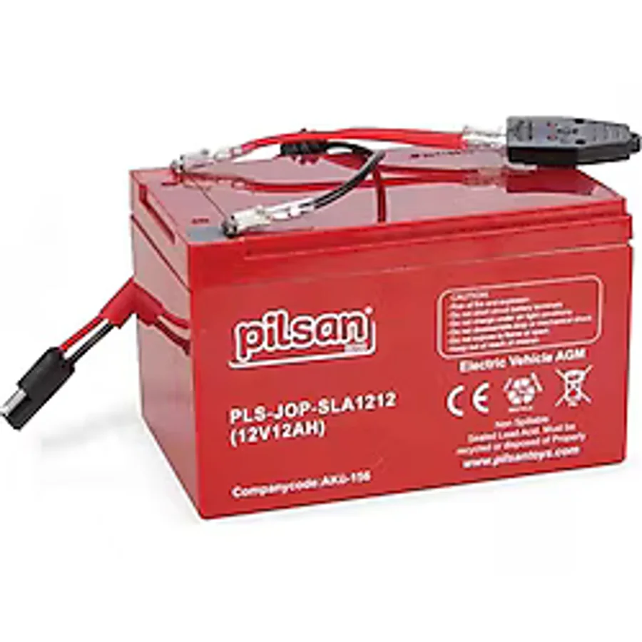 Pilsan 12 Volt 12 Amper Akü - Kırmızı