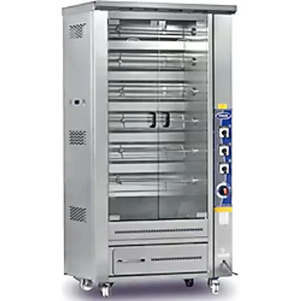 Pimak Dik Tip Piliç Çevirme Makinesi 24 piliç Elektrikli