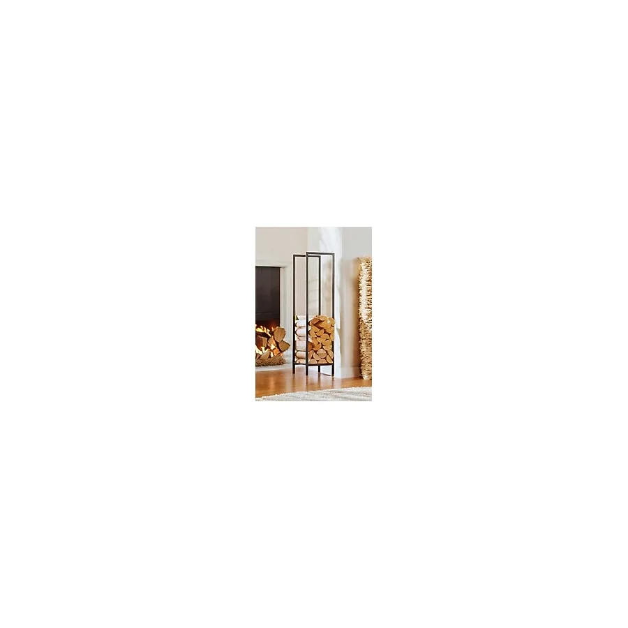 Pimango Lignum Dekoratif Metal Odunluk Şömine Odun Sehpası 120cm