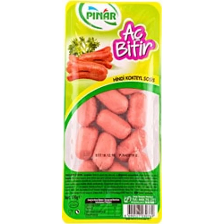 Pınar Aç Bitir 170 gr Kokteyl Hindi Sosis