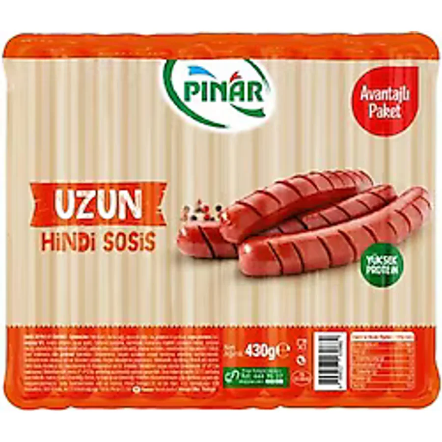 Pınar Hindi Uzun Sosis 430 gr