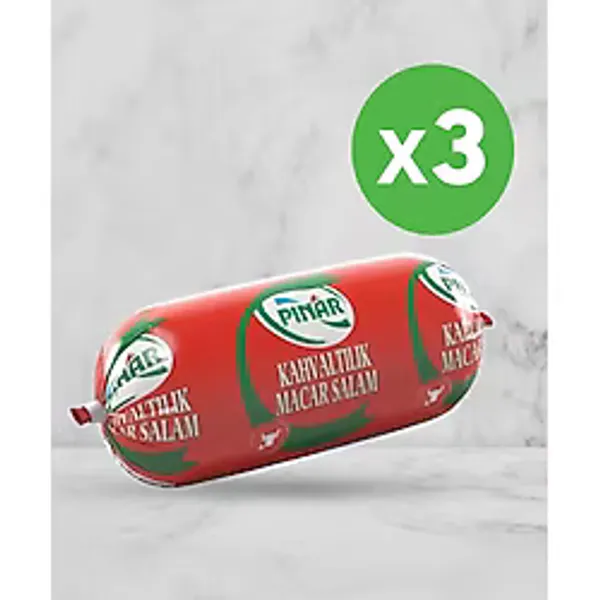 Pınar Kahvaltılık Dana Macar Salam 250 g x 3 Adet