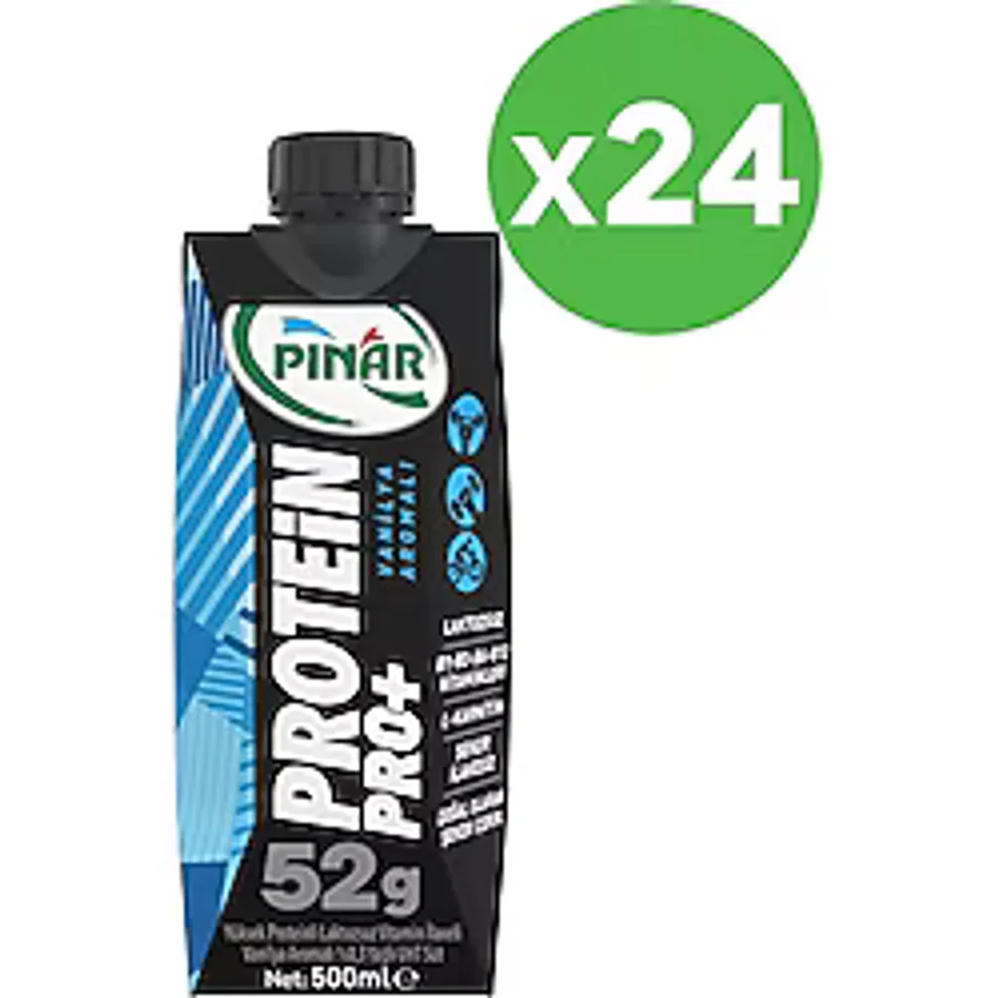 Pınar Protein Pro+ Vanilyalı 500 ml x 24 Adet