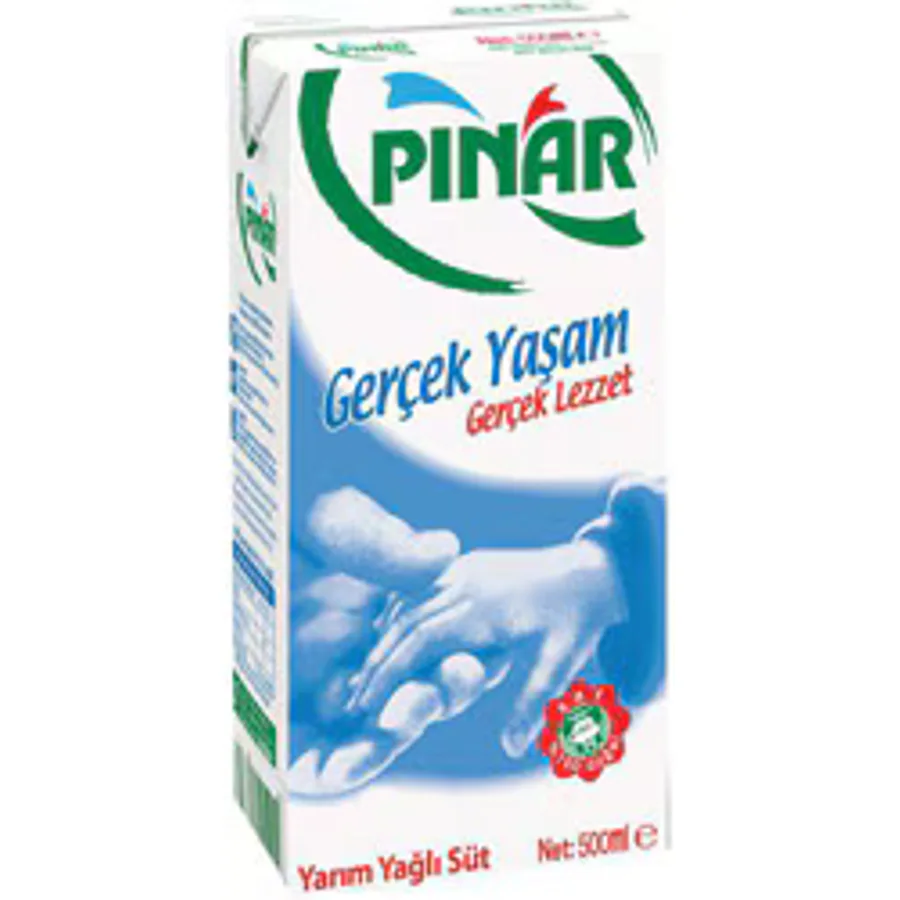 Pınar Yarım Yağlı Süt 500 ml