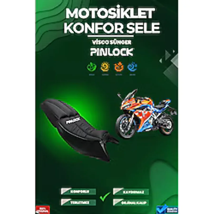 pinlock Cf Moto 250SR ve 450SR Uyumlu Konfor Sele