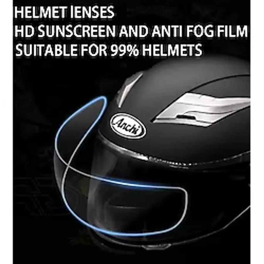 pinlock Kask Buğu Önleyici Siyah UV Güneş Korumalı Pinlock