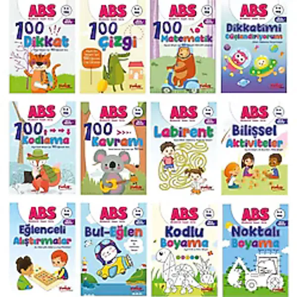 Pinokyo Okul Oncesi Akademik Basari Egitim Seti 13 Kitap (5 - 6 Yas)
